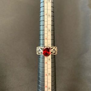 Silpada Sterling Silver and Cubic Zirconia ring